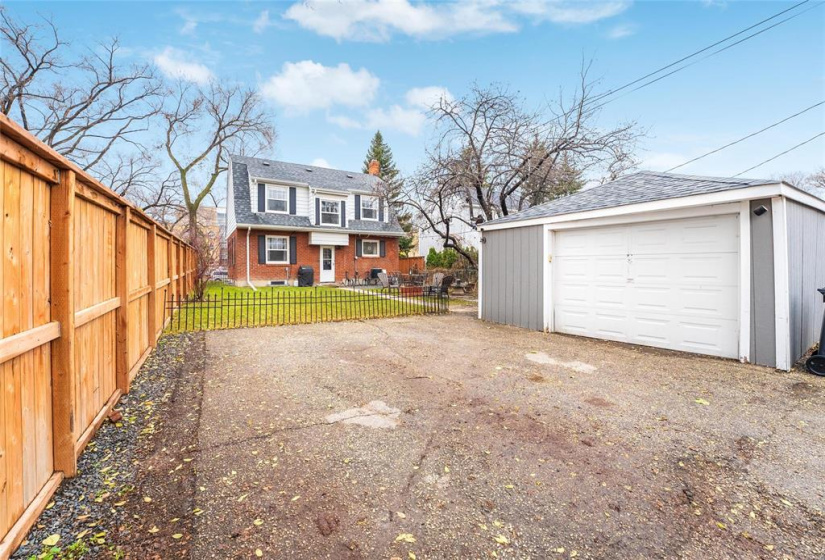 Garage with remote. Newer garage doors