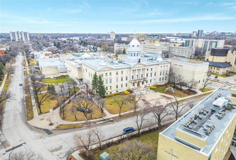 Steps away from University of St. Boniface