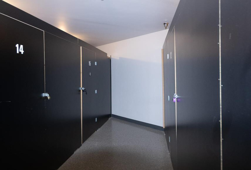 MASSIVE HEATED STORAGE LOCKER, UNIT #15, LOCATED ON THE MAIN FLOOR, JUST DOWN THE HALL FROM THE UNIT ITSELF. PLENTY OF ROOM FOR CHRISTMAS TREE/WINTER TIRES, 8-10 STORAGE TOTES, A COUPLE OF BICYCLES, AND ALL YOUR LUGGAGE ECT. IT'S ALL HIGH AND DRY AND SECURE IN HERE!