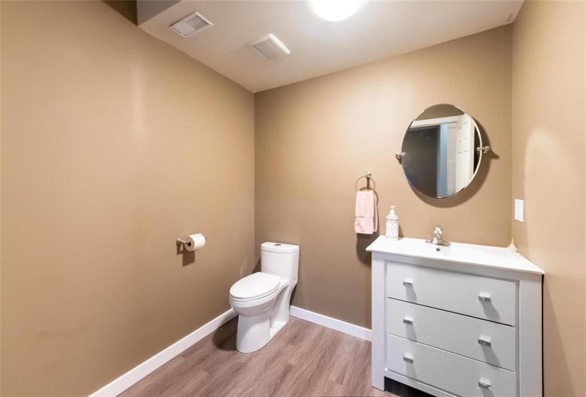 2 piece bathroom in basement