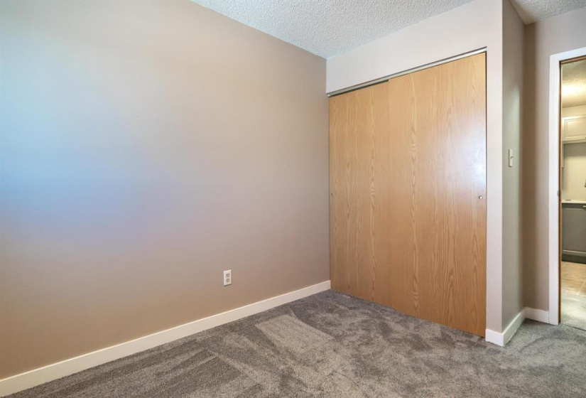 2nd bedroom with double closet