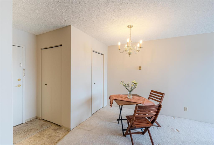 abundant kitchen cabinets & counters space